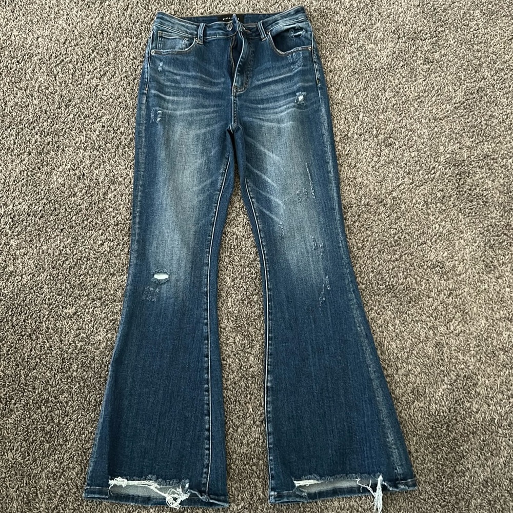 Risen 7/28 Flare Jeans